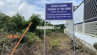 NH thanh lý lô đất 493,6m2 tại Đồng Nai