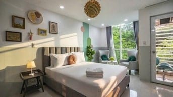 Cho Thuê Căn hộ 1PN Ban Công – Full Nội Thất Cao Cấp – Máy Giặt Riêng 