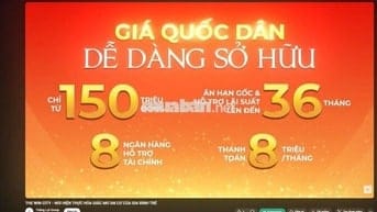 150tr nhận nhà, tặng nội thất An Cường,ân hạn gốc lãi 36 tháng,CK13,5%