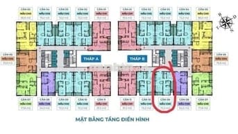 Bán gấp căn hộ 2 PN 72m2 Chung cư The Charm An Hưng