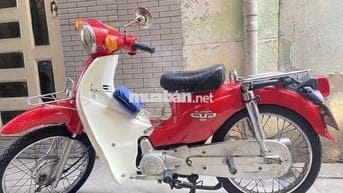 Xe máy Cub Bosscity 50cc Đỏ Trắng