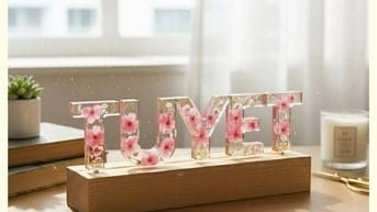 Đèn ngủ theo tên yêu cầu LN01 kèm charm