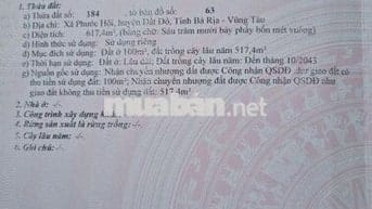 CHỦ NGỘP NGÂN HÀNG CẦN BÁN NHANH LÔ ĐẤT TT PHƯỚC HẢI GIÁ CHỈ TỪ 990TR