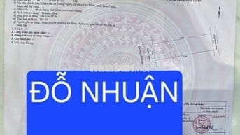 Bán nhà mặt tiền Đỗ Nhuận 90m², khu cao ráo không ngập, gần chợ Hòa Mỹ
