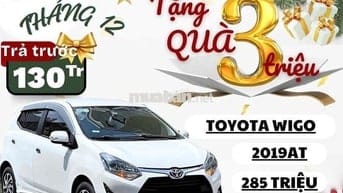 Toyota Wigo 2019 1.2G AT - 47000 km