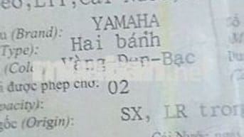 Yamaha Sirius Vàng-Đen-Bạc