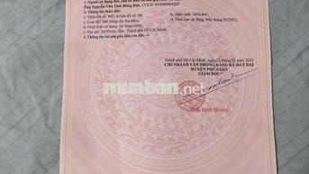 CHÍNH CHỦ BÁN GẤP LÔ ĐẤT MẶT TIỀN HL502