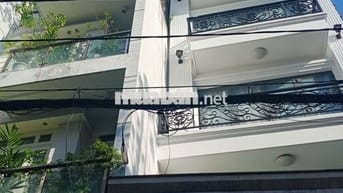 BÁN NHÀ ĐỐI DIỆN EMART PHAN VĂN TRỊ, 44m, 6 TẦNG, 5 PN, SÂN THƯỢNG