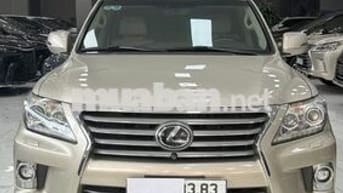 Lexus LX570nhập Mỹ,sản xuất 2014, màu Vàng cát.
