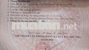 bán đất khu công nghiệp phú hà tỉnh phú thọ