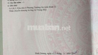 Cần bán đất thổ cư 100% khu Phương Trường an, dân cư đông dúc