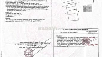 Phát mãi tài sản đất Láng Lớn Châu Đức|37x65 có 1.200m2 đất Ở