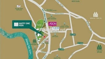 CH gần AEON Bình Dương, Trả góp 0% LS 36 tháng, TT trả trước 130tr