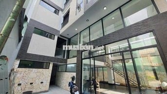 Căn hộ 1 phòng ngủ, mới xây, sạch sẽ, full nội thất cao cấp