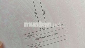 Bán đất mặt tiền đường phạm sư mạnh - khuê trung - cẩm lệ