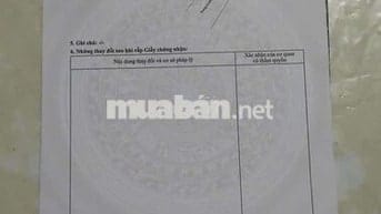 Bán lô đất 2 mặt tiền trước và sau