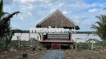 🌿 Bán nhà vườn mini giáp sông 617m2, ô tô tới nơi, 890 triệu