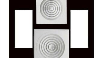 Miệng gió vuông tròn xoay 104b