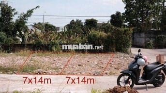 Đất xây biệt thự 14x14 giá chỉ 1t290 tại KDC Tân Triều