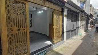 NHÀ ĐẸP XÂY KIÊN CỐ 4 TẦNG, HAI MẶT HẺM THOÁNG