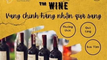 Rượu Vang chính hãng nhận quà sang