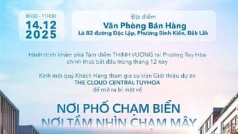 giới thiệu dự án the cloud central Tuy Hòa