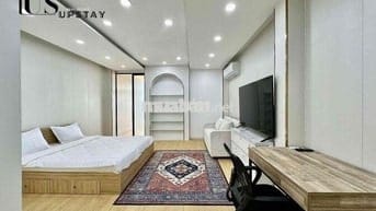 Cho Thuê Căn 1PN new 100% - Hầm xe - Thang Máy - Ngay Cầu Bông Giáp Q1