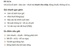 Dịch vụ khai báo thuế gtgt, TNDN, TNCN, bảo hiểm...