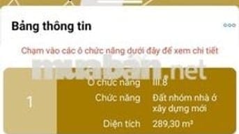 Bán 2885m2 đất NN quy hoạch đất ở, mặt tiền đường