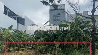 Bán đất MT Bàu Mạc 20 - Lô kẹp cống 1,5m bên hông xây nhà thoáng mát