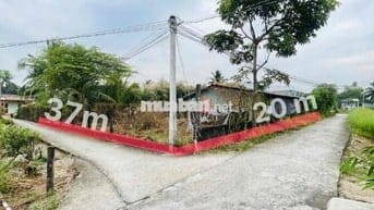 Bán 20x37 thổ cư 2 mặt tiền đường Đan OTO 7 chỗ nền cao ráo