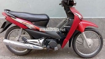 Wave alpha 100cc màu đỏ mua 2006,1 đời chủ xe zin