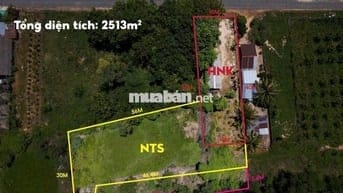 Đất sổ sẵn 2500m Châu Thành Tây Ninh