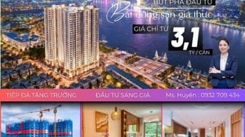 GIÁ TỐT NHẤT THỊ TRƯỜNG - CĂN HỘ CAO CẤP 5 SAO - GIÁ CHỈ TỪ 3 TỶ ĐỒNG