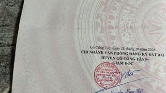 Bán đất Ấp Ninh Quới, xã Long Bình, H. Gò công Tây, Tiền Giang 5x30m