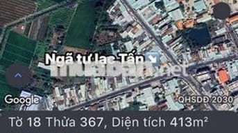 Bán đất mặt tiền ngã 4 Lạc Tấn ( Long An)