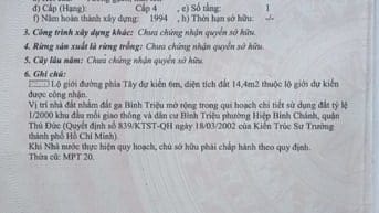 Bán nhà cấp 4 ngang 8m dài 16m,sổ hồng 7,8 tỷ gần GIGAMALL TĐ