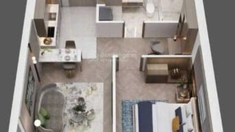 Bán căn hộ tại Lumiere EverGreen, 1PN+, 41.2m2, 4.5 tỷ