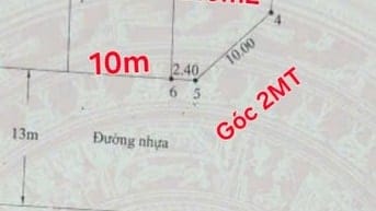 2 lô biệt thự, góc 2MT đường 13m nhựa, Nguễn V Mạnh kế Vinhom Cần Giờ