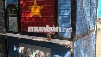 Nhà bán cà phê di động, đầy đủ đồ dùng, sẵn máy pha cà phê