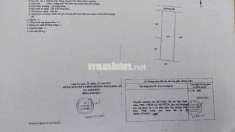 Đất thổ cư 100%, 540m2 Nguyễn Văn Dương, Đức Hòa Đông, Long An