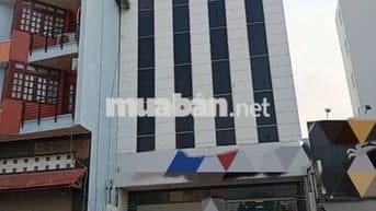 CHO THUÊ TOÀ NHÀ 9X25( TRỆT+4 LẦU+SÂN THƯỢNG)THANG MÁY SÀN TRỐNG SUỐT