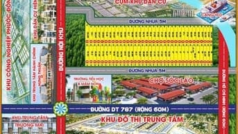 Chỉ cần trả trước 280tr sở hữu ngay lô đất 5x18 liền kề KCN Phước Đông