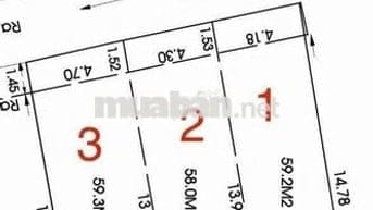 Đất 634/ Tên Lửa 4.7x14= 60 m2. Hẻm 4m 5tỷ7 hg Tây