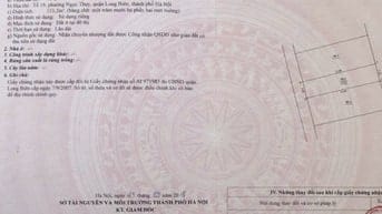 Chính chủ bán đất full thổ cư tại Ngọc Thụy, Long Biên, Hà Nội (tổ 19)