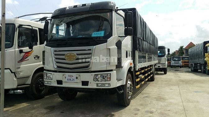 Xe tải faw 8 tấn thùng dài 9m7 chuyên chở hàng bao bì, Hỗ trợ trả góp