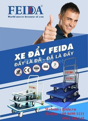 Nơi bán xe đẩy hàng Feida chính hãng giá rẻ
