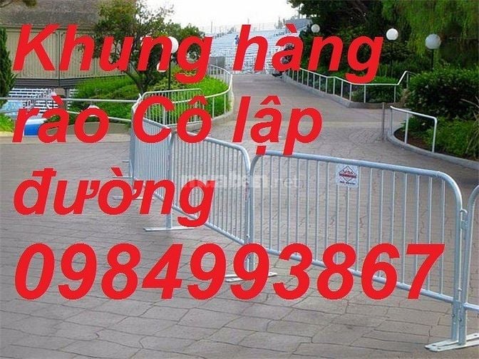 Khung Hàng rào chắn đám đông Cao 1m .1m2