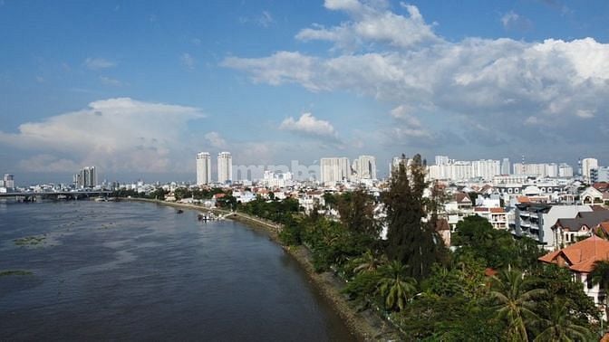 Bán biệt thự sông Sài Gòn căn góc view trọn sông TP Thủ Đức
