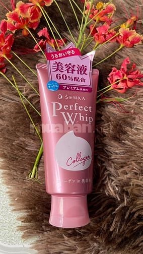 Sữa Rửa Mặt Collagen Senka Perfect Whip